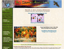Tablet Screenshot of hillcountryadventures.com